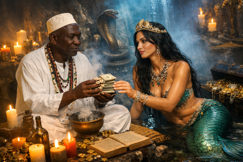 Rituel pour avoir la stabilité financière avec Mami Wata – Faites prospérer votre vie dès&nbsp;aujourd’hui